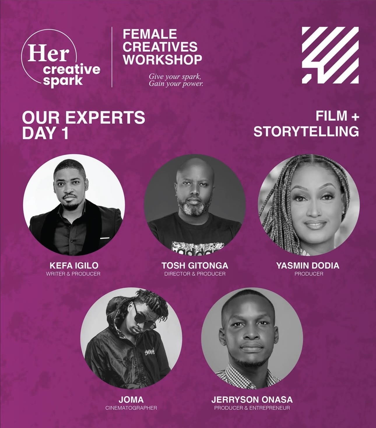 Yasmin Ignites the Next Generation at the Female Creatives Workshop